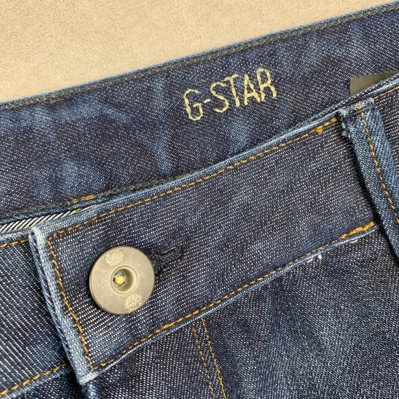 G Star Raw Mens Pants 31 Blue Denim Jeans Arc Slim Tapered Dark Wash 31x29 - Picture 5 of 16